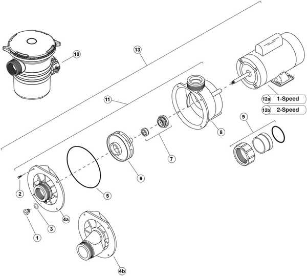 waterway pump parts diagram