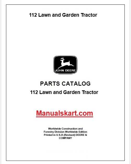 john deere 112 parts diagram