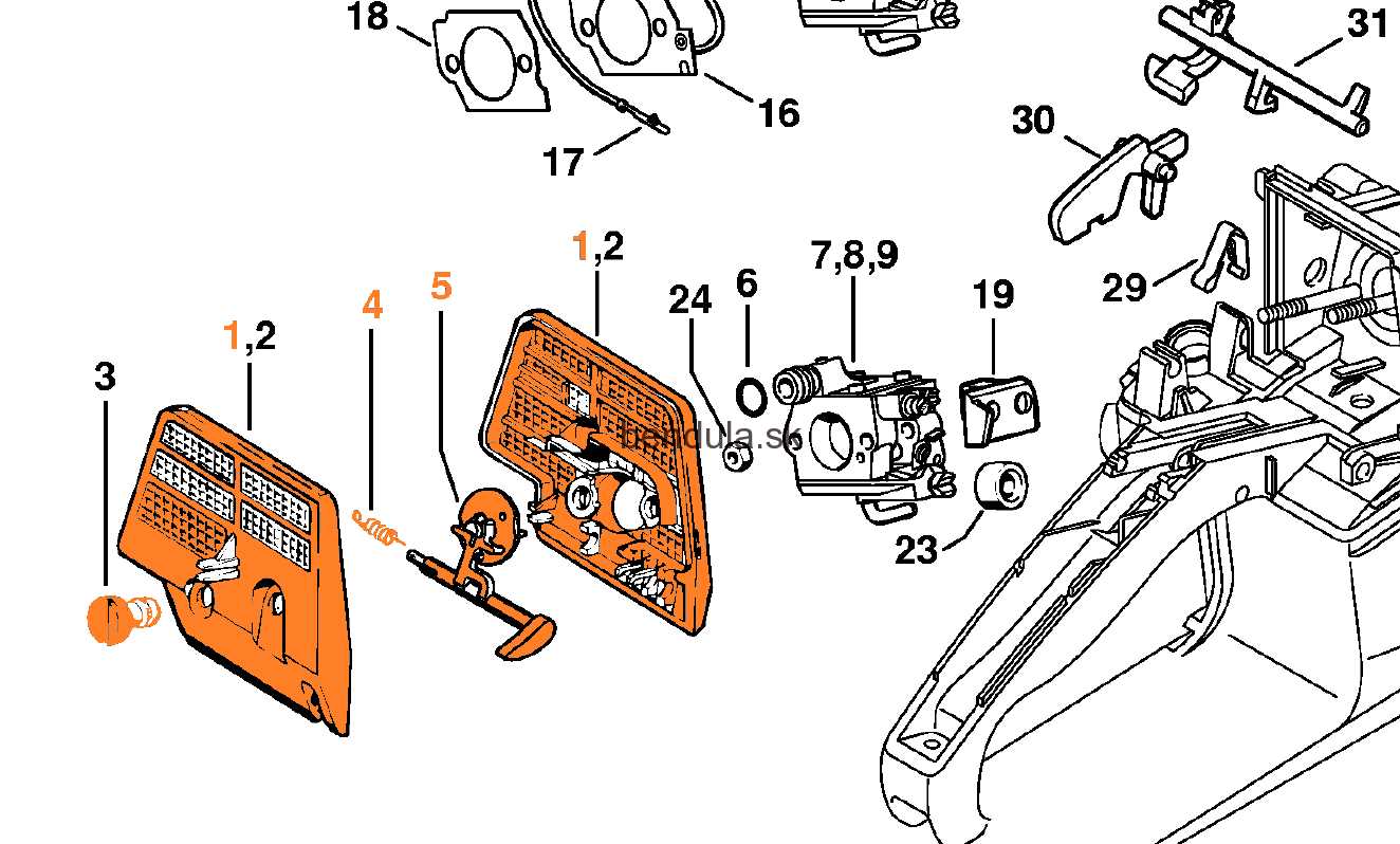 stihl 036 parts diagram