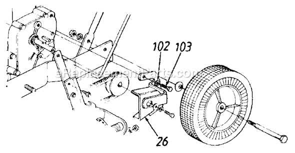 mtd edger parts diagram