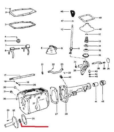 borg warner t10 parts diagram