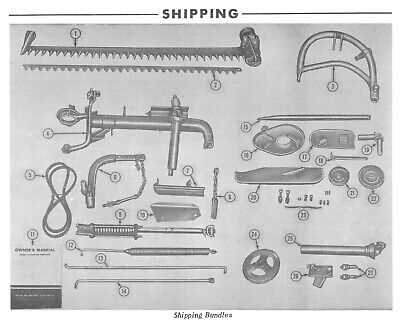 ford 515 sickle mower parts diagram