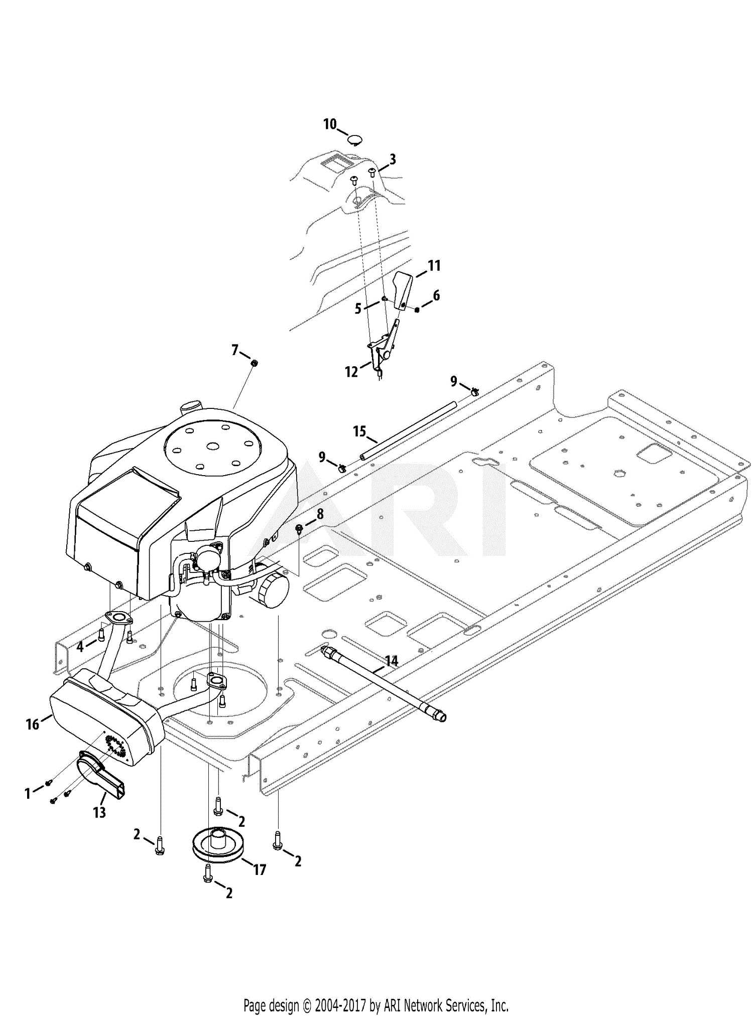 troy bilt mustang xp 50 parts diagram