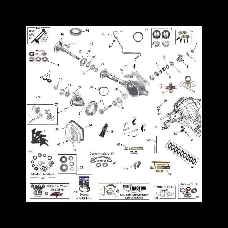 jeep wrangler jk front end parts diagram