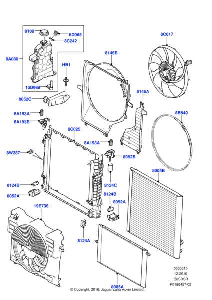 radiator parts diagram