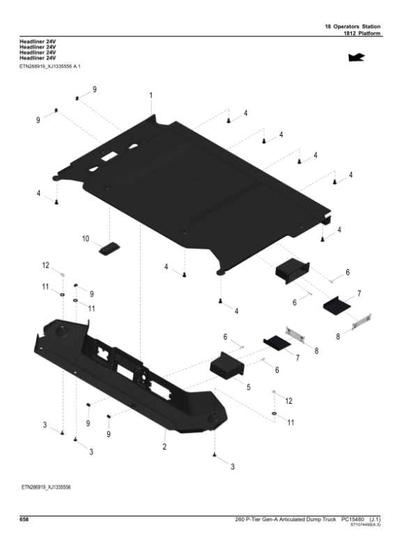 john deere 260 parts diagram