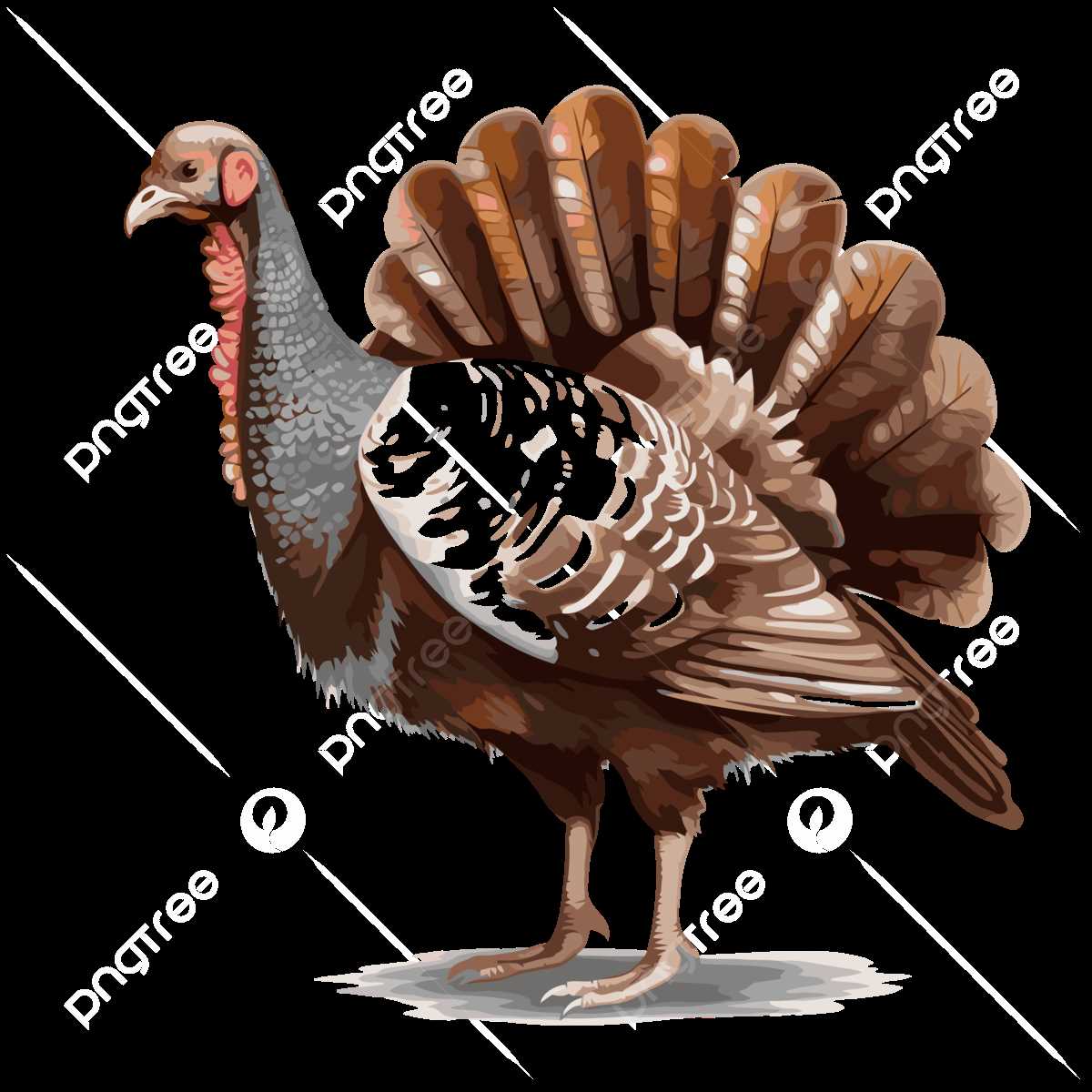 turkey body parts diagram