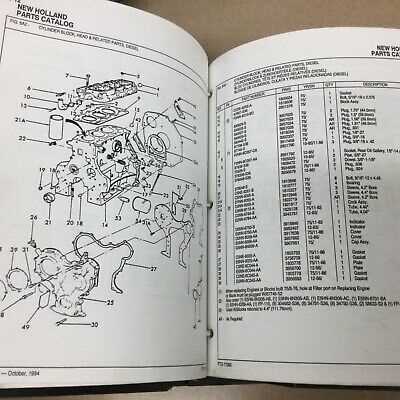 new holland tractor parts diagram