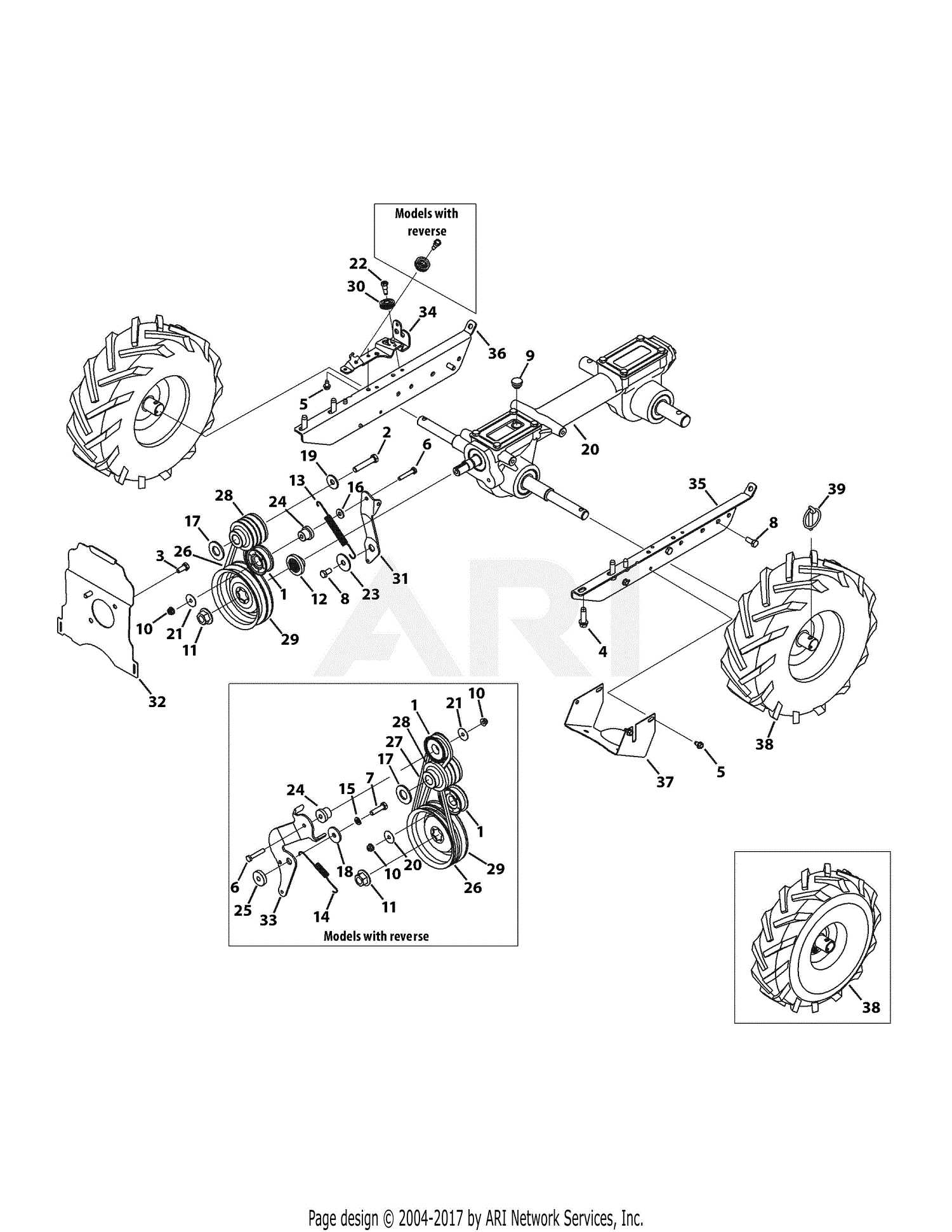 troy bilt bronco tiller parts diagram