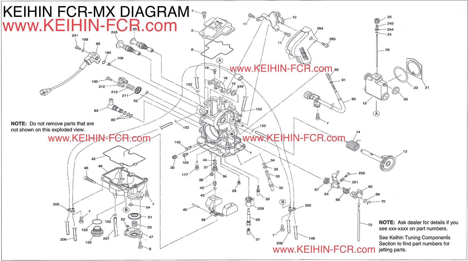 parts of a carburetor diagram