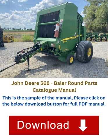 john deere 569 baler parts diagram