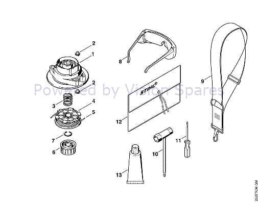 stihl weedeater parts diagram