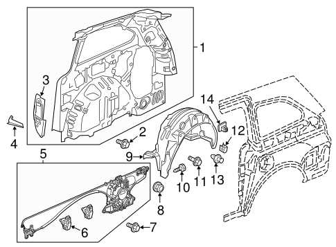 honda odyssey sliding door parts diagram