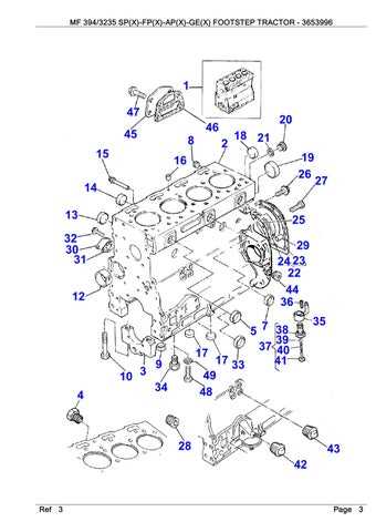 mitsubishi tractor parts diagram