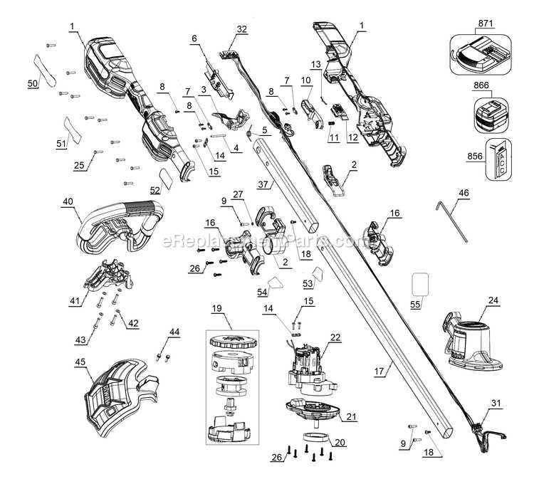 weed eater parts diagram