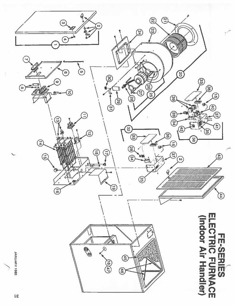 nordyne furnace parts diagram