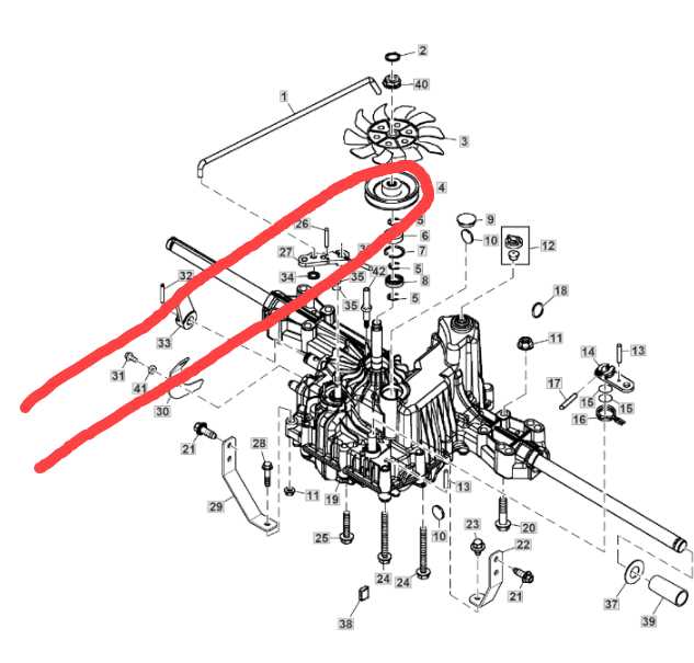 john deere la105 mower deck parts diagram