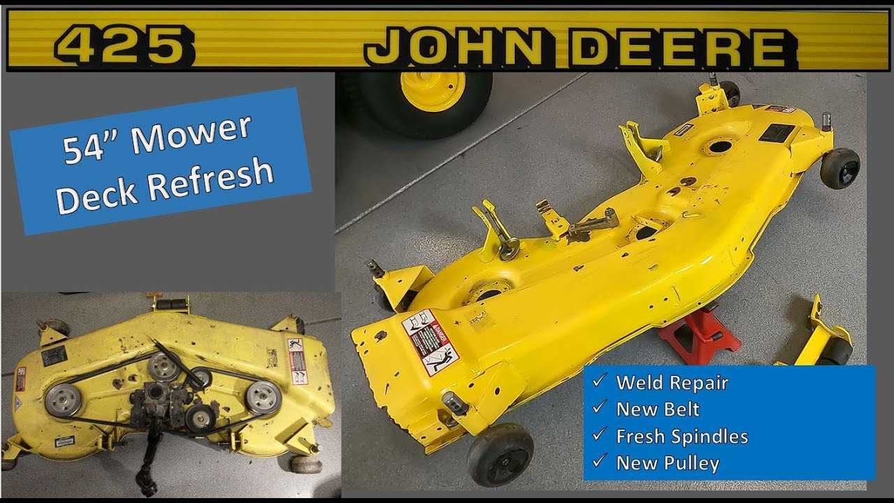 john deere 54c mower deck parts diagram