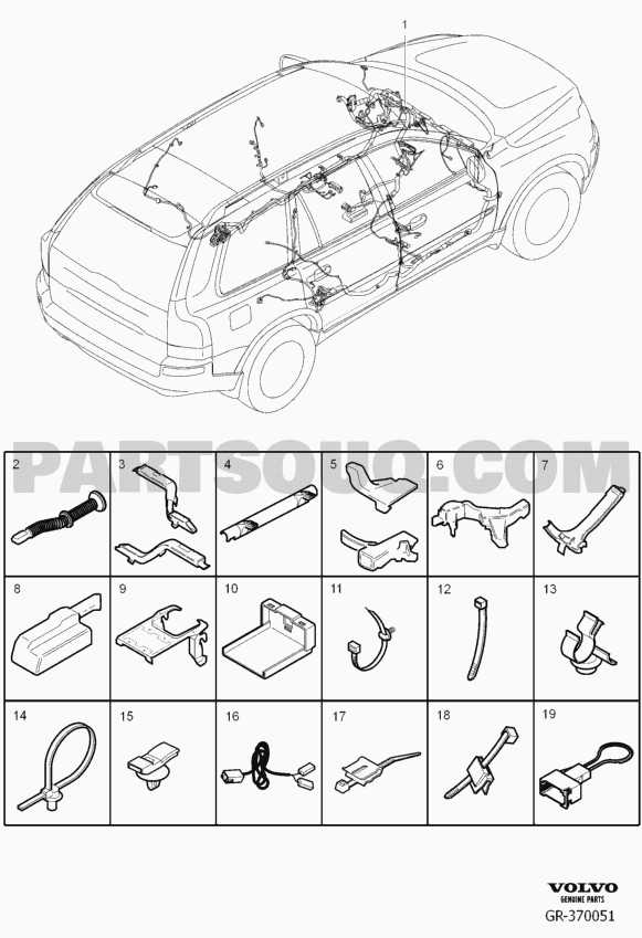 volvo xc90 parts diagram