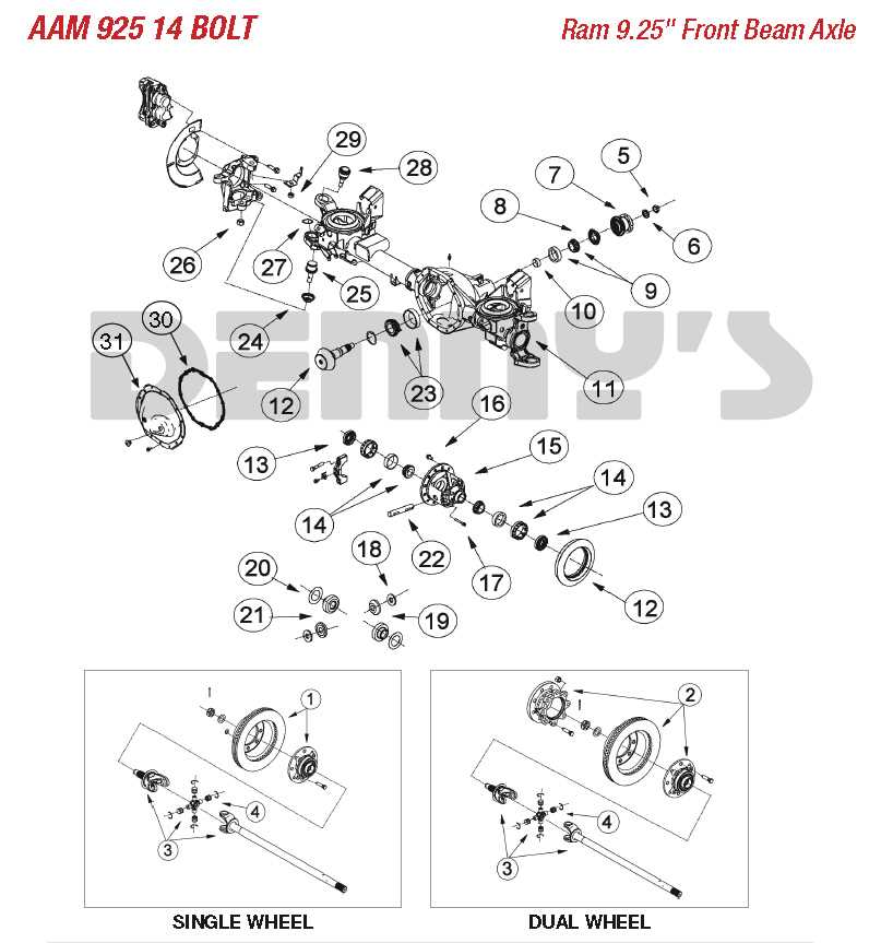 dodge ram 3500 front end parts diagram