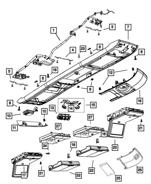 chrysler town and country parts diagram