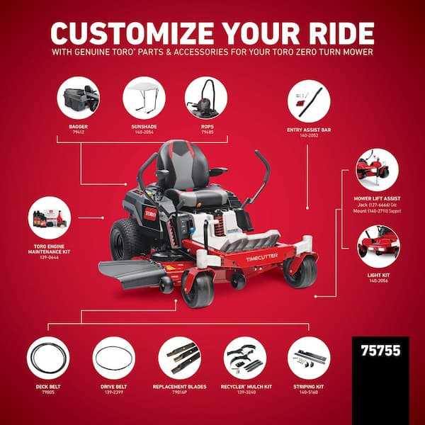 toro timecutter 50 parts diagram