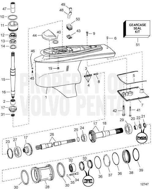 volvo penta dp outdrive parts diagram