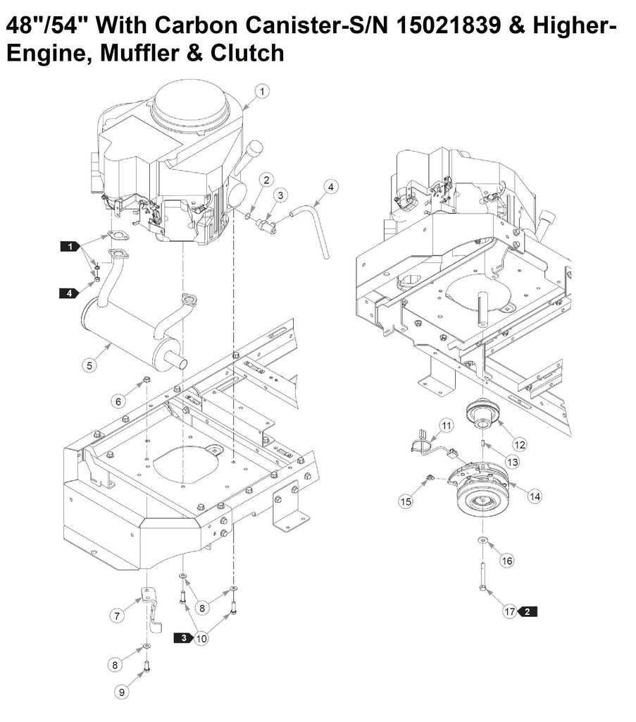 craftsman 54 mower deck parts diagram