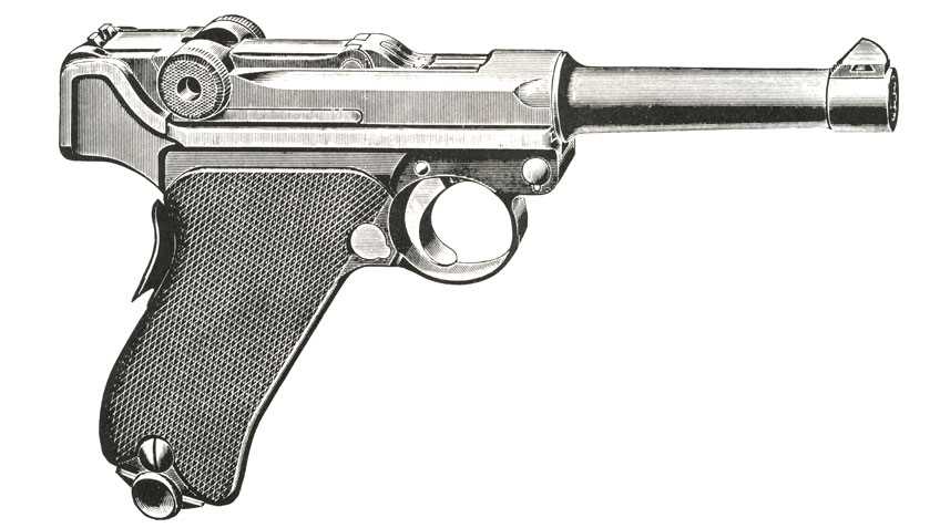 luger p08 parts diagram