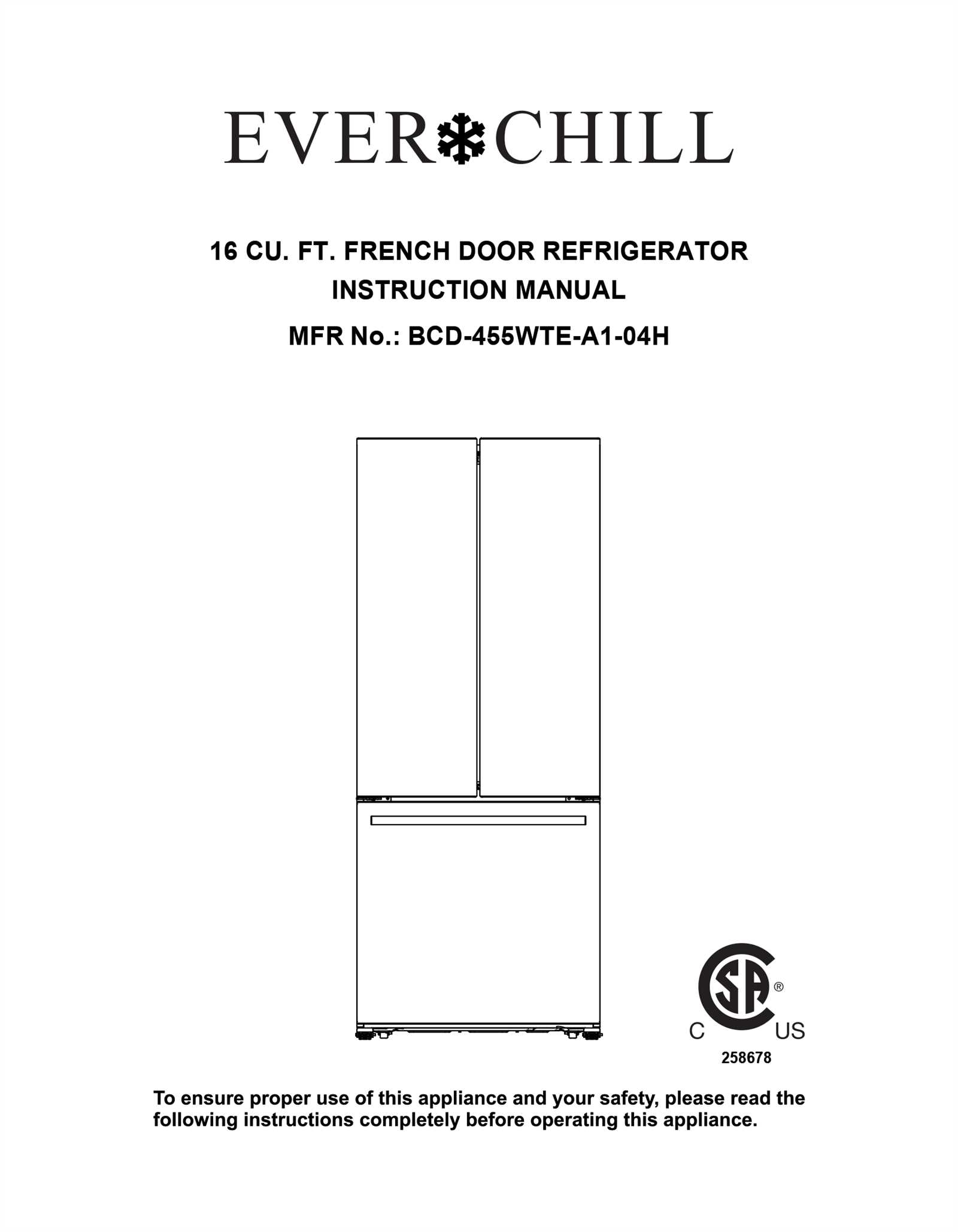 everchill wd 282fwdc parts diagram