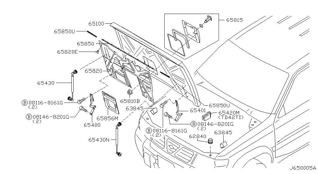 nissan xterra parts diagram