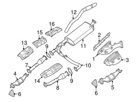 nissan xterra parts diagram