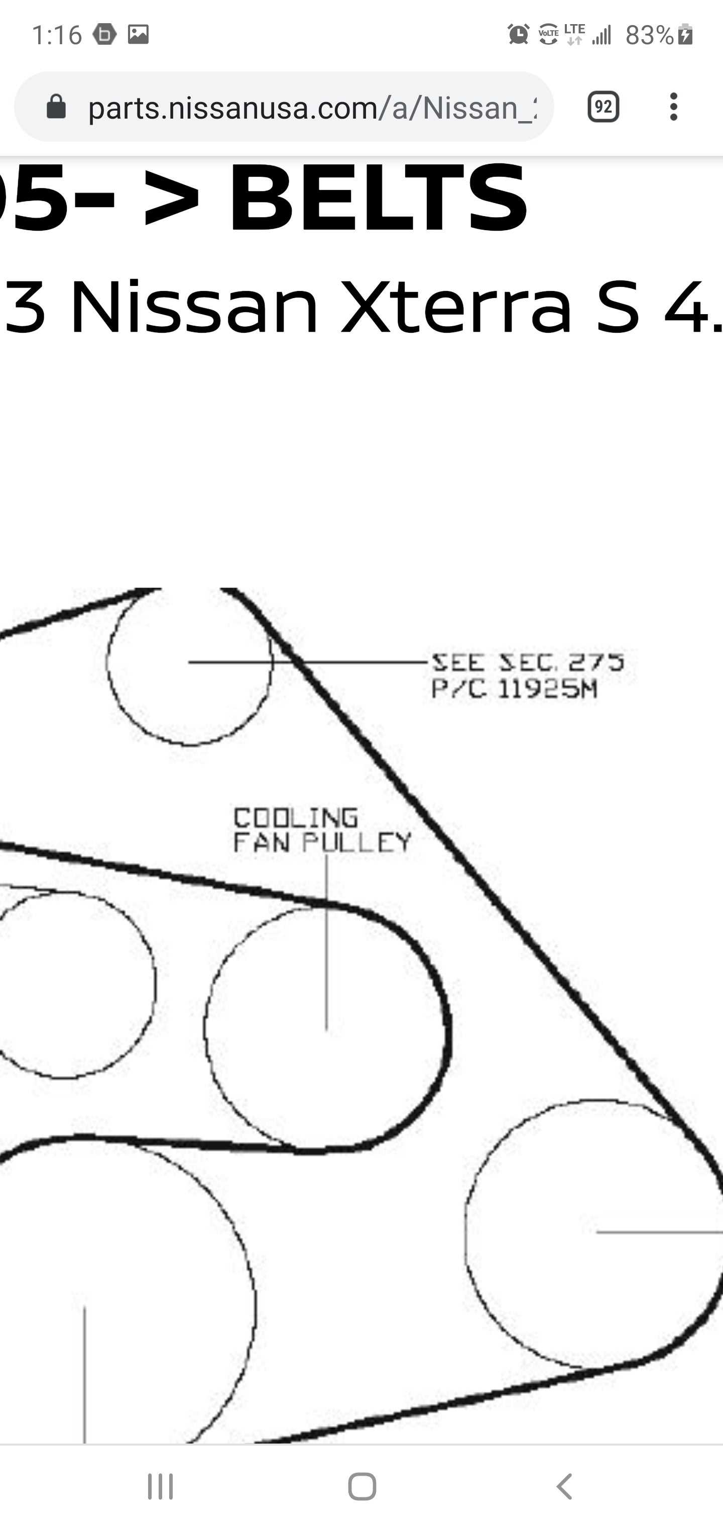 nissan xterra parts diagram