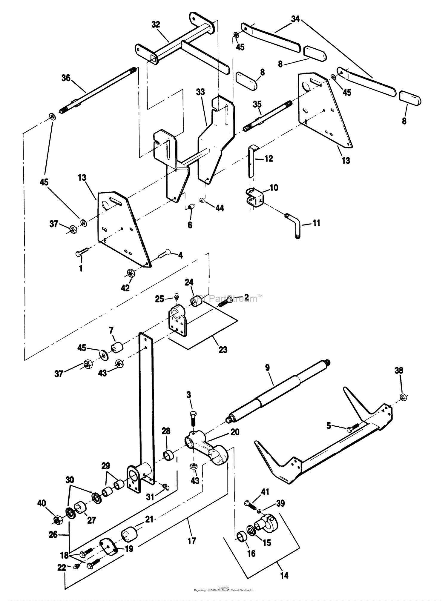 ryan sod cutter parts diagram