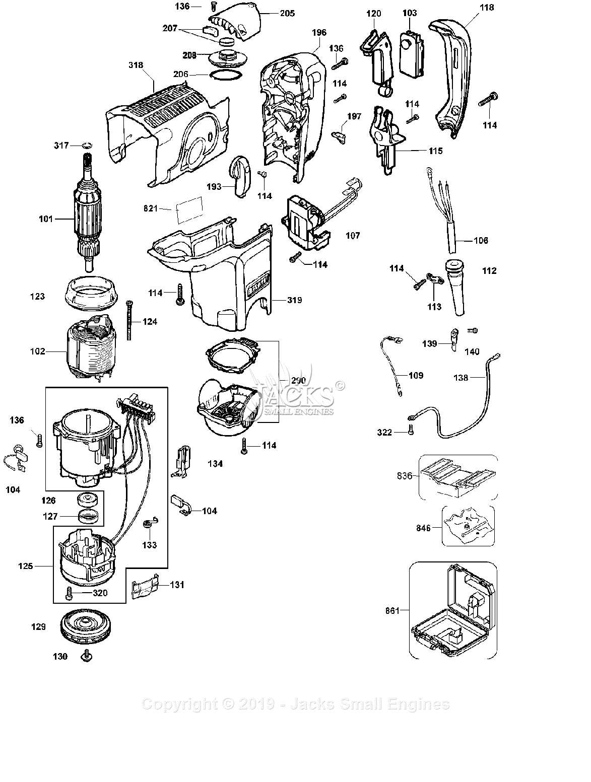 dewalt drill parts diagram