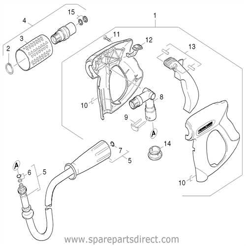 trigger pressure washer gun parts diagram