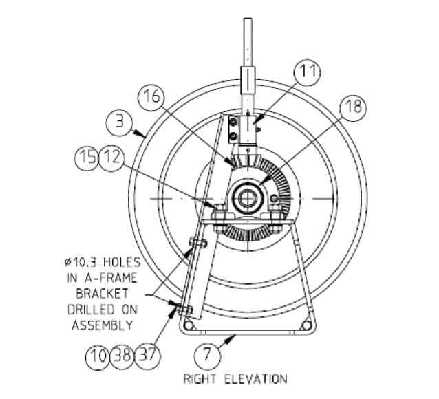 hose reel parts diagram