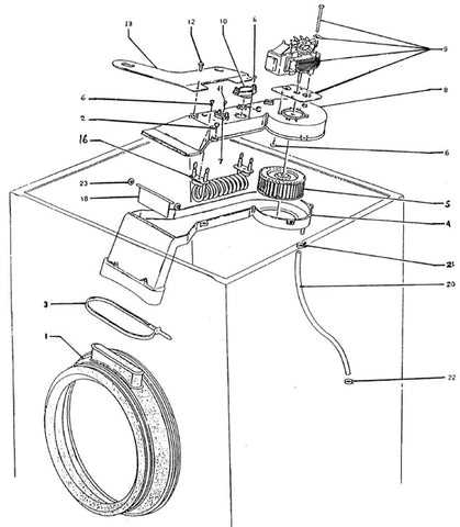 kenmore series 80 washer parts diagram