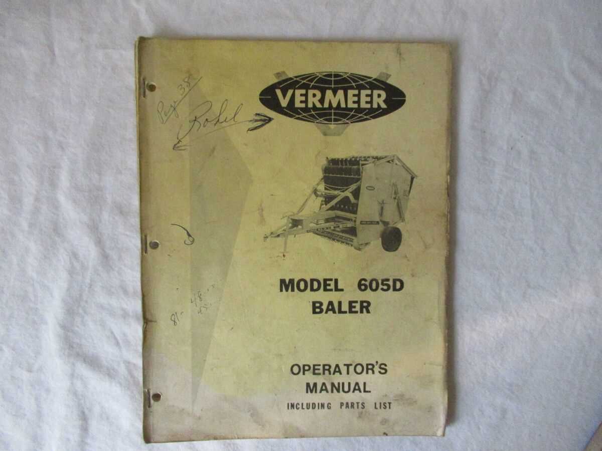 vermeer baler parts diagram