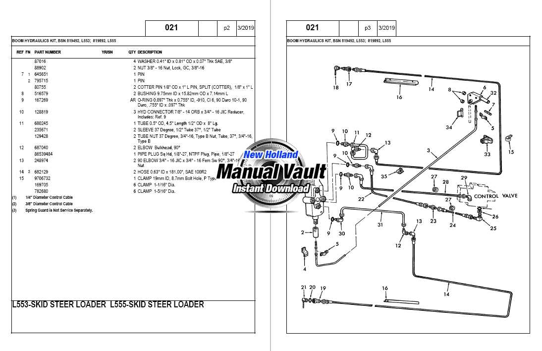 new holland skid steer parts diagram