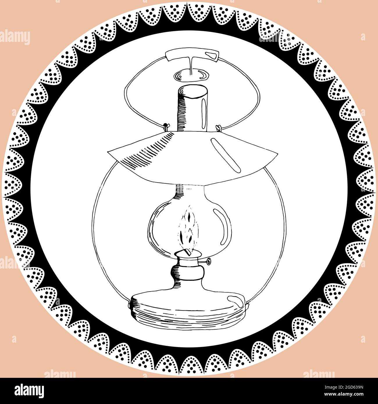 oil lamp parts diagram