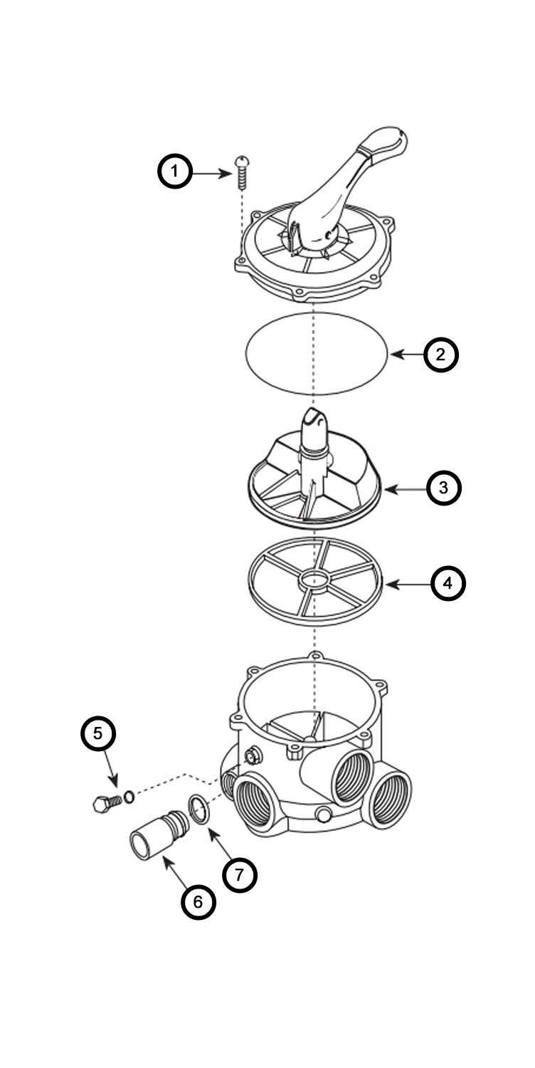 waterway pool filter parts diagram