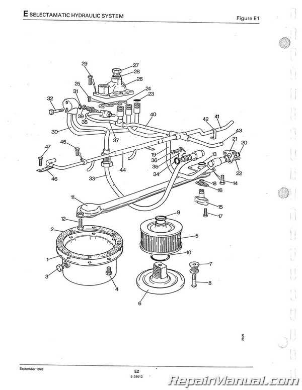 ford 1210 tractor parts diagram