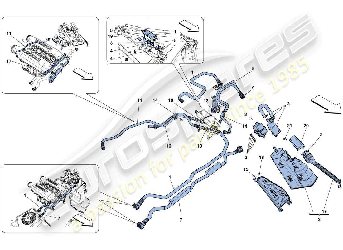 evaporative cooler parts diagram