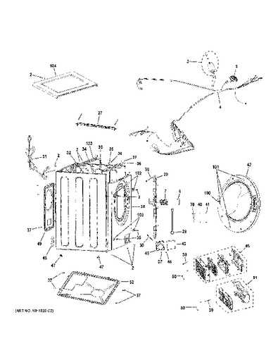 samsung front load washer parts diagram