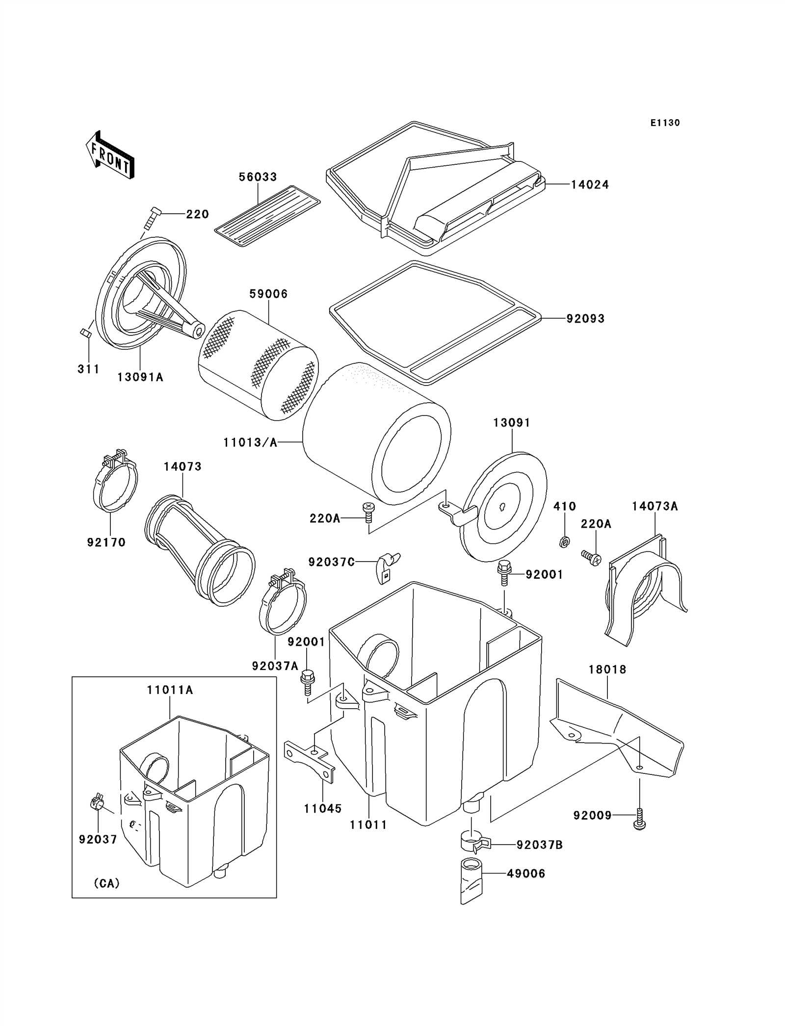 kawasaki bayou 220 parts diagram