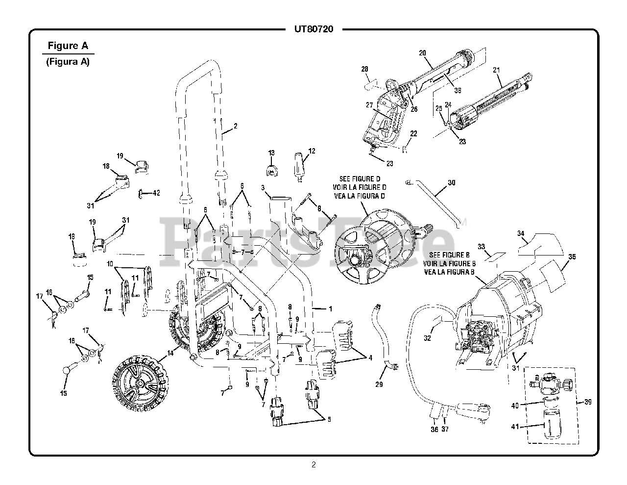 homelite pressure washer parts diagram