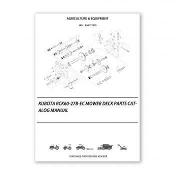 kubota rck60 mower deck parts diagram