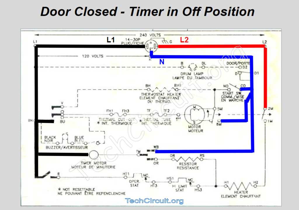 whirlpool electric dryer parts diagram