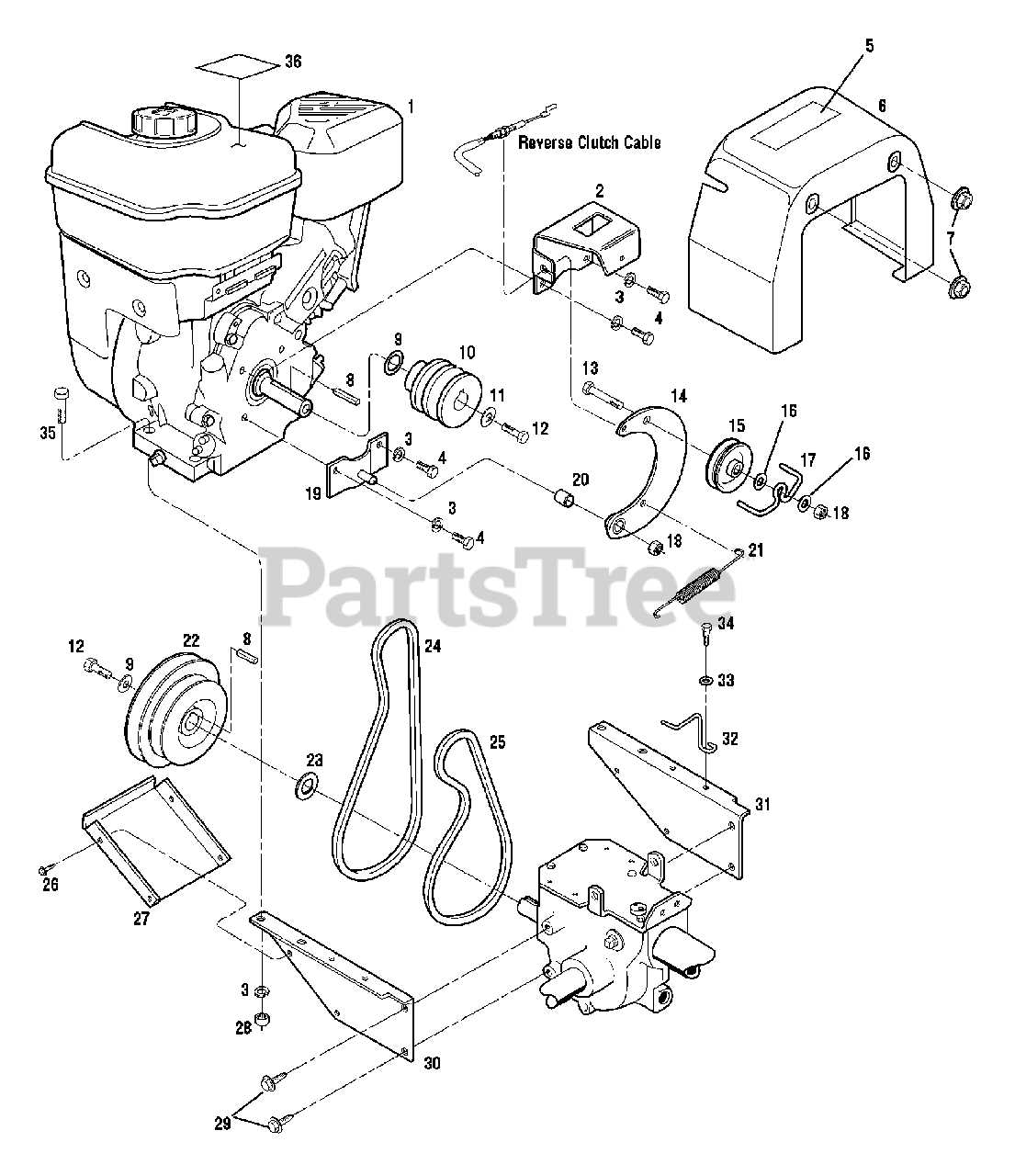 troy bilt pony parts diagram